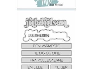 63463 MW Made With Love Dies, Tekstdie, Julehilsen