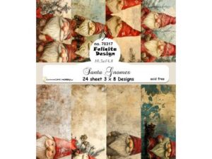 70317 Felicita Design Papirsblok 10,5 x 14,8 cm, Santa Gnomes