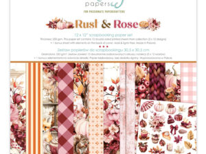 MT-RAR-07 Mintay Papers 30x30, Rust & Rose 07