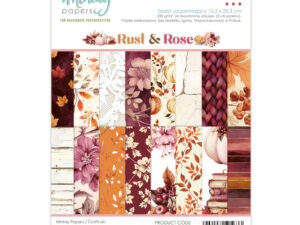 MT-RAR-11 Mintay Papers 15,2 x 20,3 cm,  Add-On Paper Pad - Rust & Rose 11