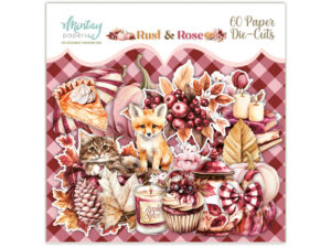 MT-RAR-LSC Mintay Papers - Paper Die-Cuts, Rust & Rose 60 stk.