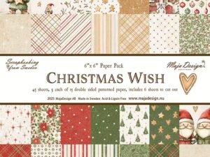 1468 Maja Design Papirsblok 15 x 15, Christmas Wish