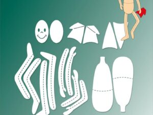 BLD1796 By Lene Die Cut/Emb, Tall Elf - Høj Alf