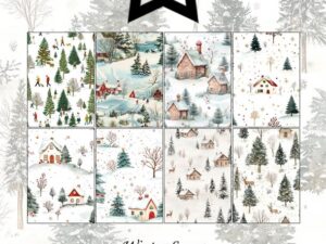 PFA198 Paper Favourites, Papirsblok A5, Watercolour Scene