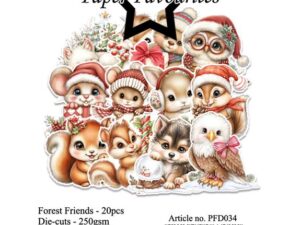 PFD034 Paper Favourites Die-Cuts, Forest Friends