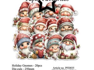 PFD035 Paper Favourites Die-Cuts, Holiday Gnomes