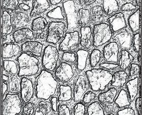 666959 Sizzix Embossingfolder, Tim Holtz 3D Vault - A5 Cobblestone