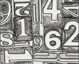 667081 Sizzix Embossingfolder, Tim Holtz 3D Vault - A5 Numbered Large