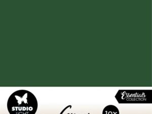 SL-CO-CE14 StudioLight Cards & Envelopes/Kort & Kuverter, A6, Christmas Green - Julegrøn