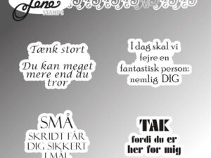 BLS1265 By Lene Stempel, Danske tekster, Tænk Stort ....