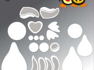 BLD1805 By Lene Die Cut/Emb, Toucan/Tukan - Stor