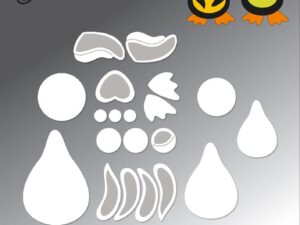 BLD1806 By Lene Die Cut/Emb, Toucan/Tukan - Lille