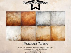 PF762 Paper Favourites, Papirsblok 30x30, Distressed Texture