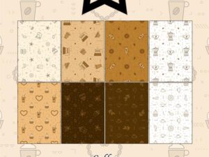 PFA201 Paper Favourites, Papirsblok A5, Coffee - Kaffe