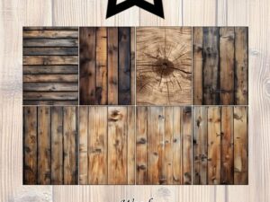 PFA203 Paper Favourites, Papirsblok A5, Wood - Træstruktur