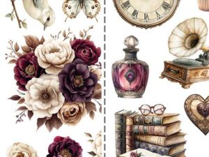 CC-C80-PC-13 Craft O'Clock Paper Pack Extras Set, Plum & Caramal - Mix