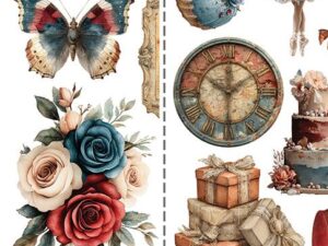 CC-C81-TG-13 Craft O'Clock Paper Pack Extras Set, Timeless Grace - Mix