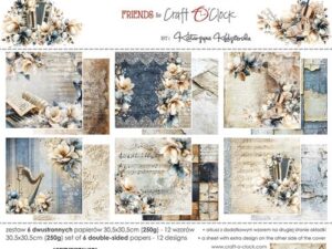 CC-F42-MMS-00 Craft O'Clock Paper Pack 30,5 x 30,5 cm, Melody Of My Soul
