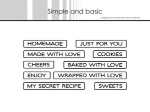 SBD609 Simple and Basic die, All-in-one Plate - Homemade