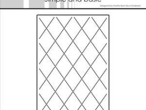 SBD614 Simple and Basic die, Baggrundsdie Quilt A7