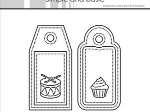 SBD615 Simple and Basic die, Gift Tags - Gavetags 2 stk.