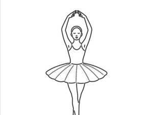 SBD616 Simple and Basic die, Ballarina