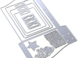 1805 Elizabeth Craft Design Die, Planner Essentials 30 - Wave Pocket