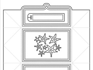 SBD619 Simple and Basic die, Envelopecard/kovolutkort