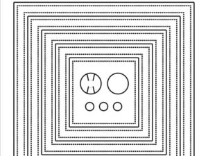 SBD622 Simple and Basic die, Square frames and window - Firkantede rammer og vindue