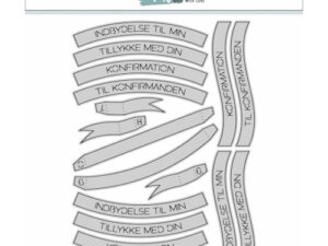 63485 MW Made With Love Dies, Konfirmation Banners