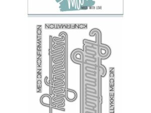 63487 MW Made With Love Dies, Tekstdie - Konfirmation Script