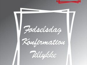 BLD1811 By Lene Die Cut, Square Frame/Ramme Square Frame