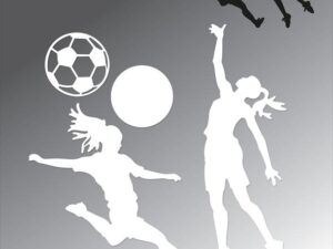 BLD1812 By Lene Die Cut, Girl/Pige Silhouette