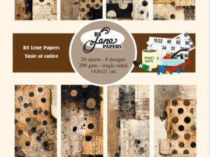BLP274 By Lene Papirblok A5, Taste Of Coffee