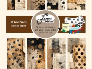 BLP674 By Lene Papirblok A6, Taste Of Coffee