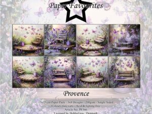 PF566 Paper Favourites, Papirsblok 15x15, Provence