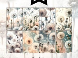 PFA207 Paper Favourites, Papirsblok A5, Dandelion - Mælkebøtte