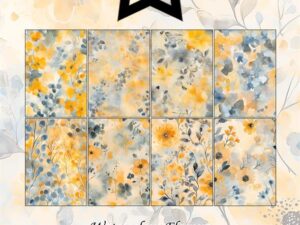 PFA208 Paper Favourites, Papirsblok A5, Watercolour Flowers/Blomster