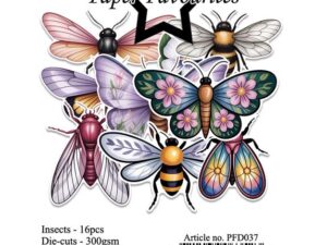 PFD037 Paper Favourites Die-Cuts, Insects - Insekter