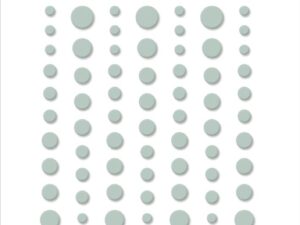 SBA054 Simple and Basic, Matte Enamel Dots, Eucalyptus