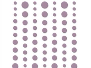 SBA056 Simple and Basic, Matte Enamel Dots, Heather