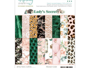 MT-LAS-11 Mintay Papers 15,2 x 20,3 cm,  Add-On Paper Pad - lady's Secret 11
