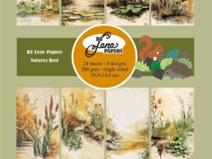 BLP675 By Lene Papirblok A6, Natures Best