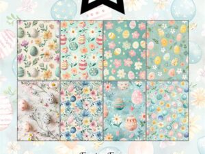 PFA210 Paper Favourites, Papirsblok A5, Easter Eggs - Påskeæg