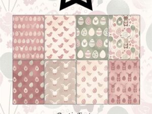 PFA211 Paper Favourites, Papirsblok A5, Rustic Easter - Påske