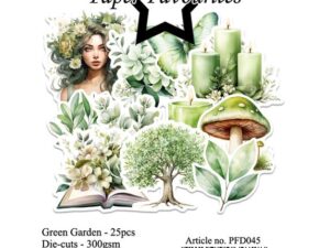 PFD045 Paper Favourites Die-Cuts, Green Garden