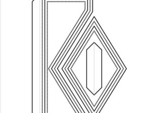 SBD638 Simple and Basic die, Gatefold And Pocket - Gatefold og Lomme