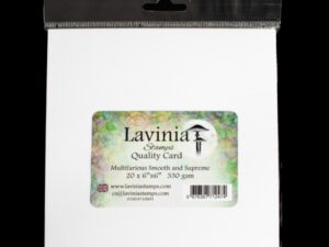 662703 Lavinia Stamps, Papir Multifarious Card - White - Hvid, 6"x6"
