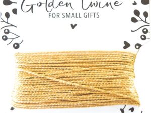 CA3233 Marianne Design - 10m Golden Twine/Snor, Guld