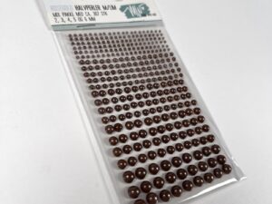 1870 Made With Love, Halvperler - Blank Kobber/Brun